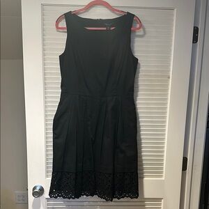 White House Black Market Black Sheath Midi Dress for Cocktail Night Out